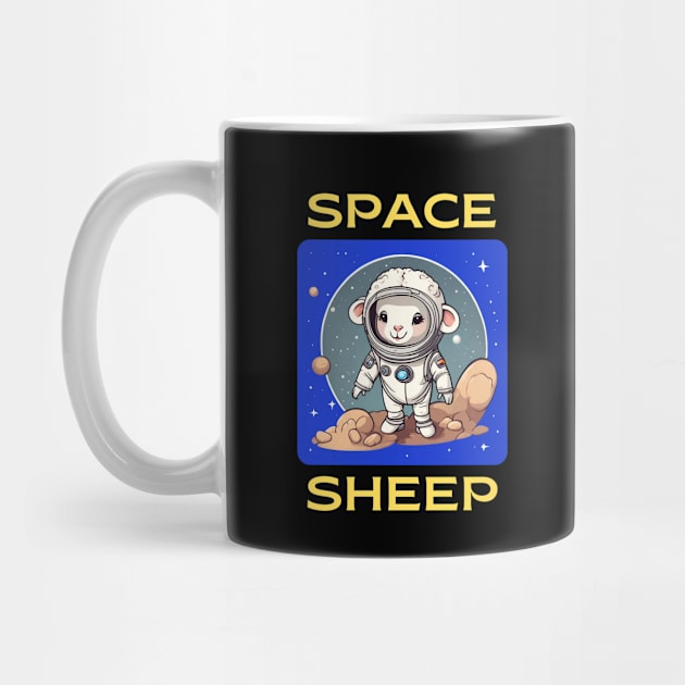 Space Sheep | Sheep Pun by Allthingspunny
